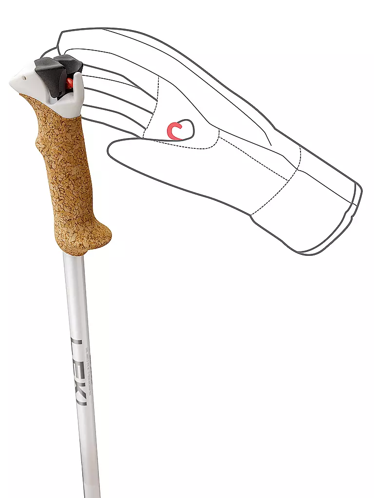 LEKI | Damen Skistöcke Stella S | Bianco