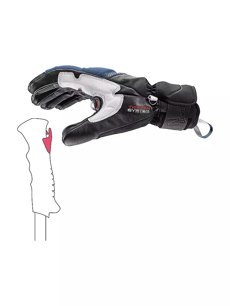 LEKI | Guanti da sci da uomo Griffin Base 3D |