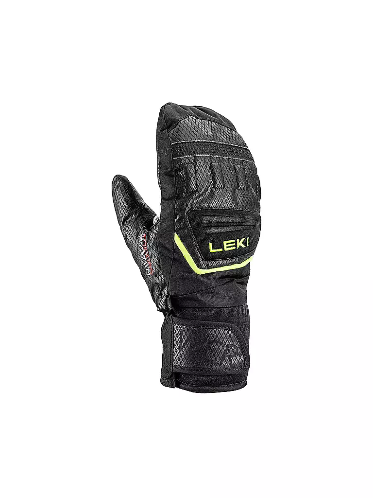 LEKI | Muffole da sci per bambini WCR Team 3 D Junior | Nero