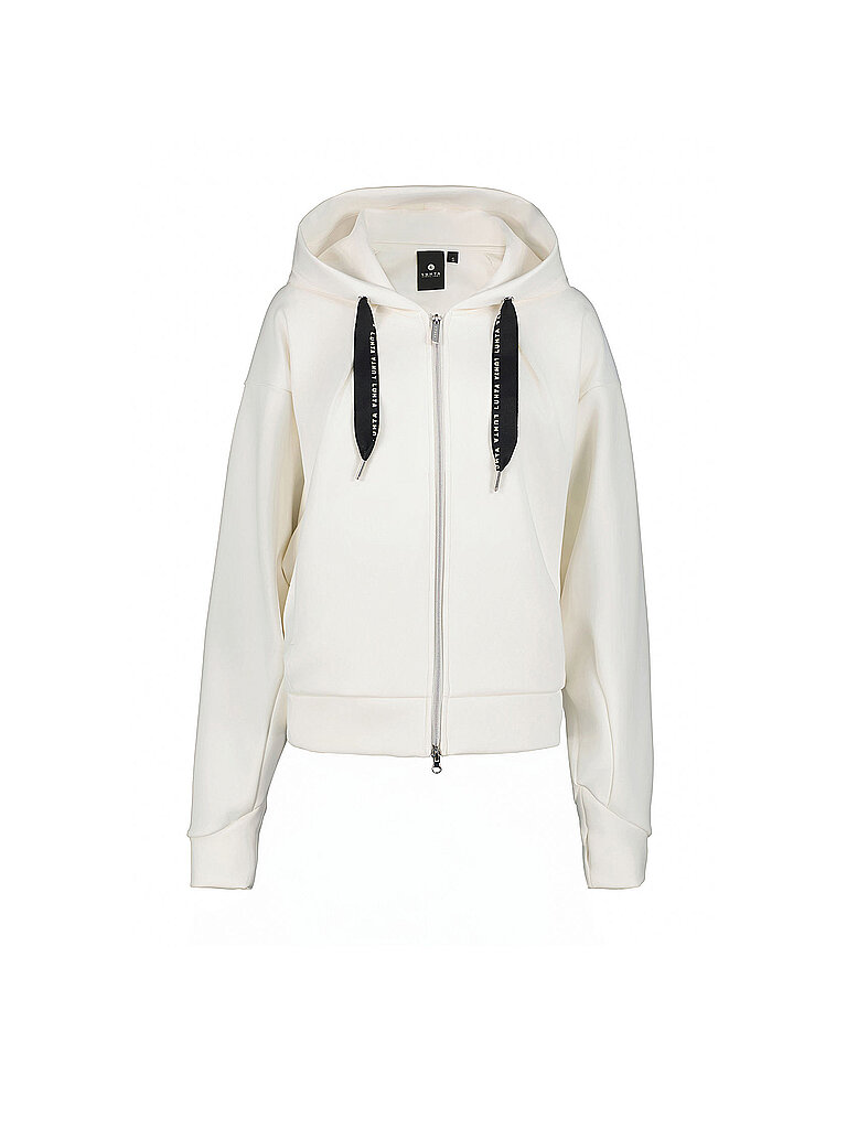 Felpa con cappuccio da donna Halma bianco XL
