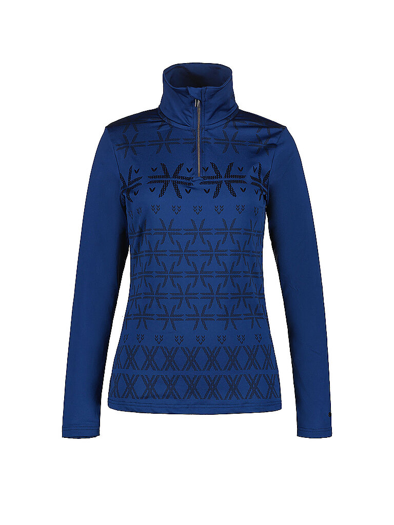 Zipshirt intimo da donna Ahjola blu XS