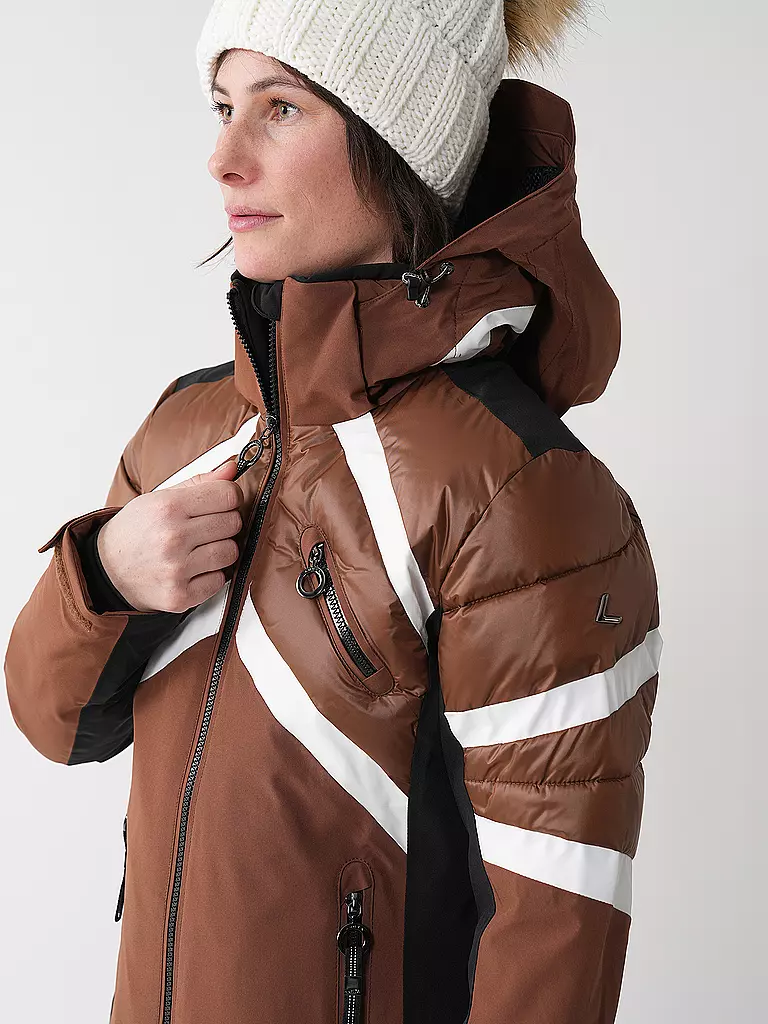 LUHTA | Giacca da sci da donna Kaamanen | Marrone