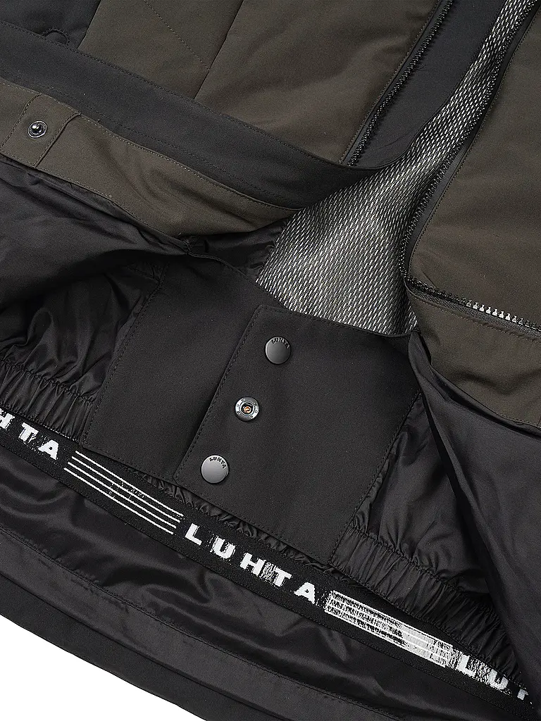 LUHTA | Giacca da sci da uomo Kaldoaivi con cappuccio | Oliva