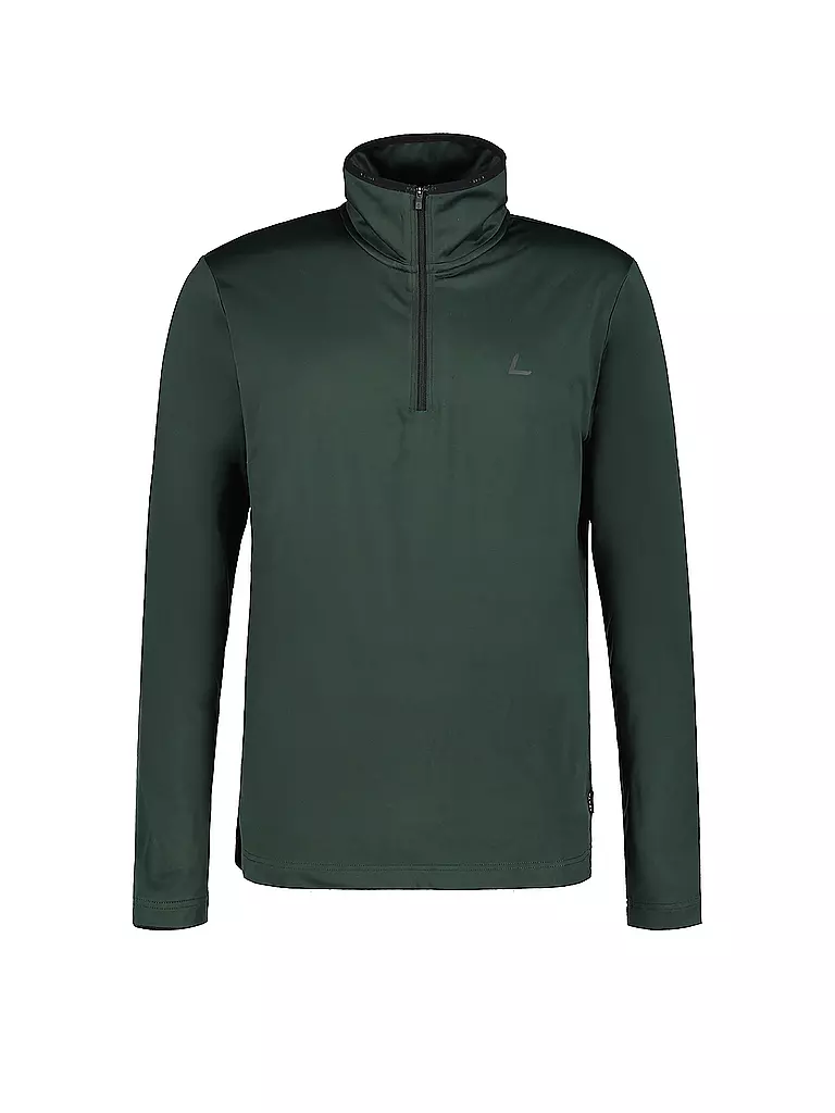 LUHTA | Herren Unterzieh Zipshirt Kankola | Verde scuro