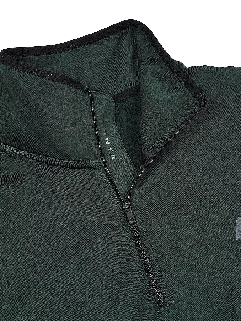 LUHTA | Herren Unterzieh Zipshirt Kankola | Verde scuro