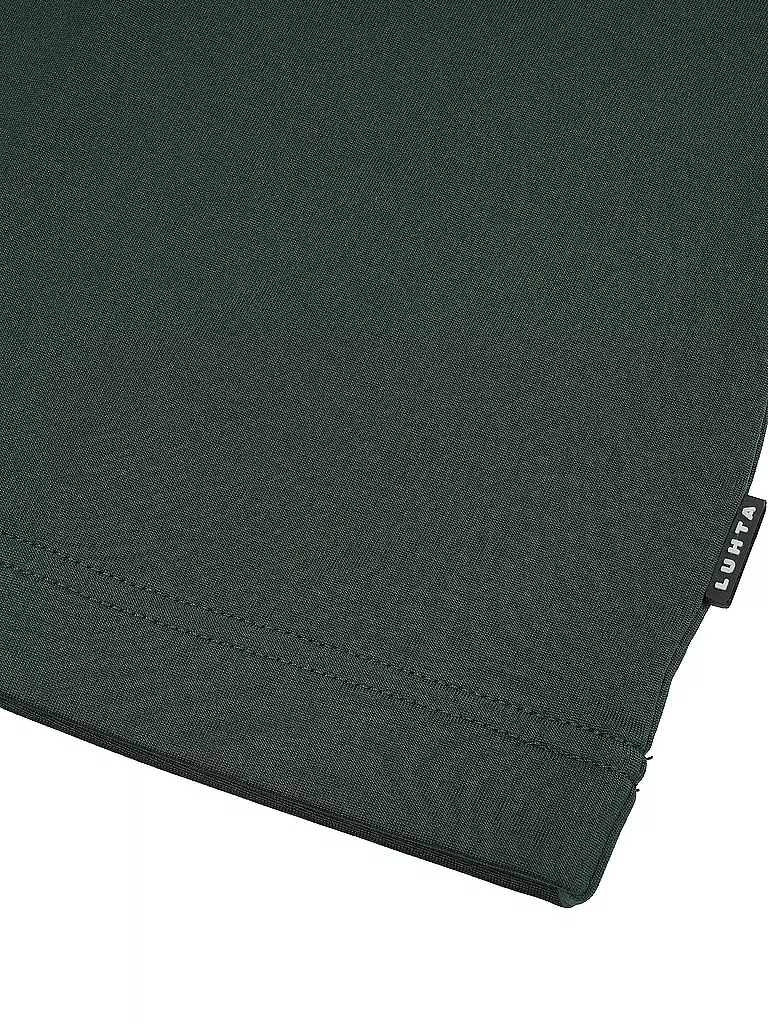 LUHTA | Herren Unterzieh Zipshirt Kankola | Verde scuro