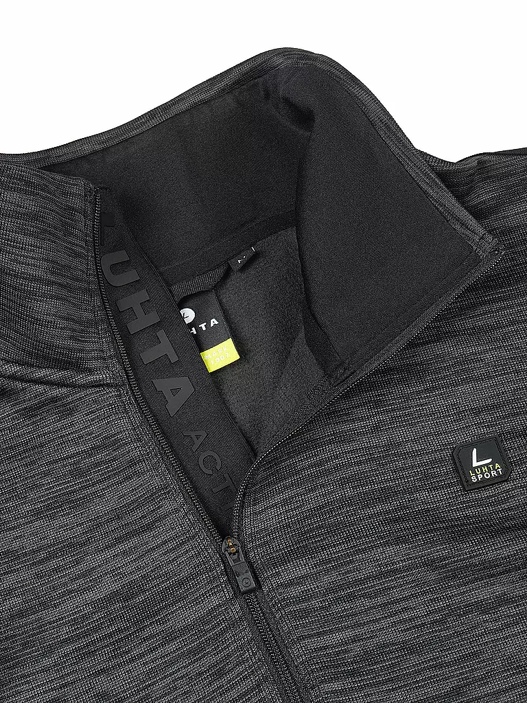 LUHTA | Herren Unterzieh Zipshirt Outtakka | Nero