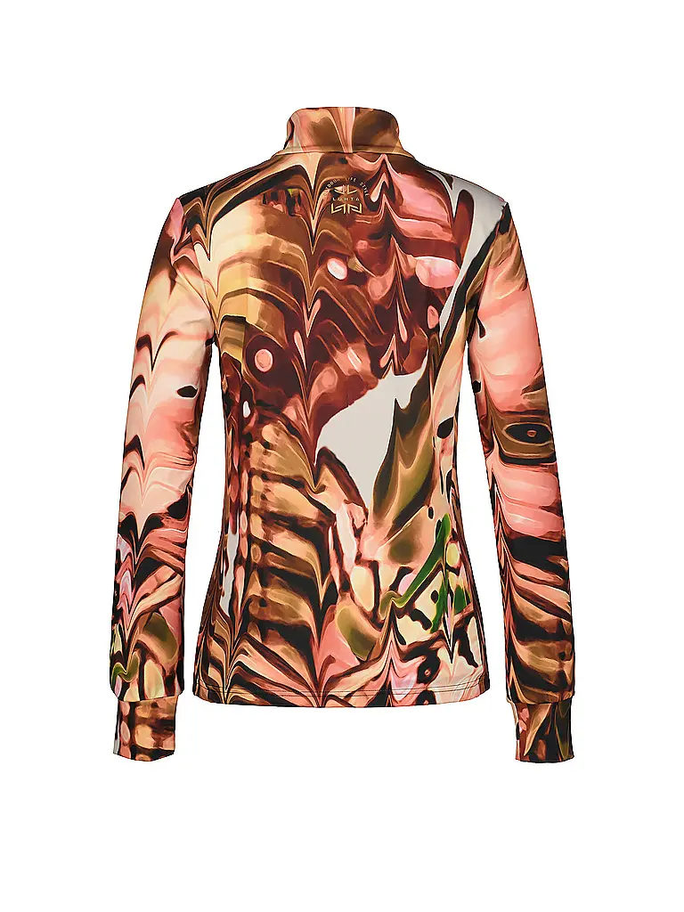 LUHTA | Zipshirt funzionale da donna Kivisalmi | Multicolore