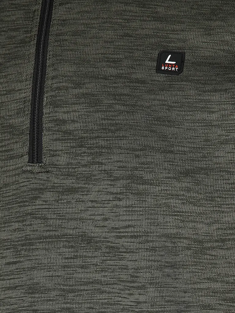 LUHTA | Zipshirt intimo da uomo Hammastunturi | Oliva