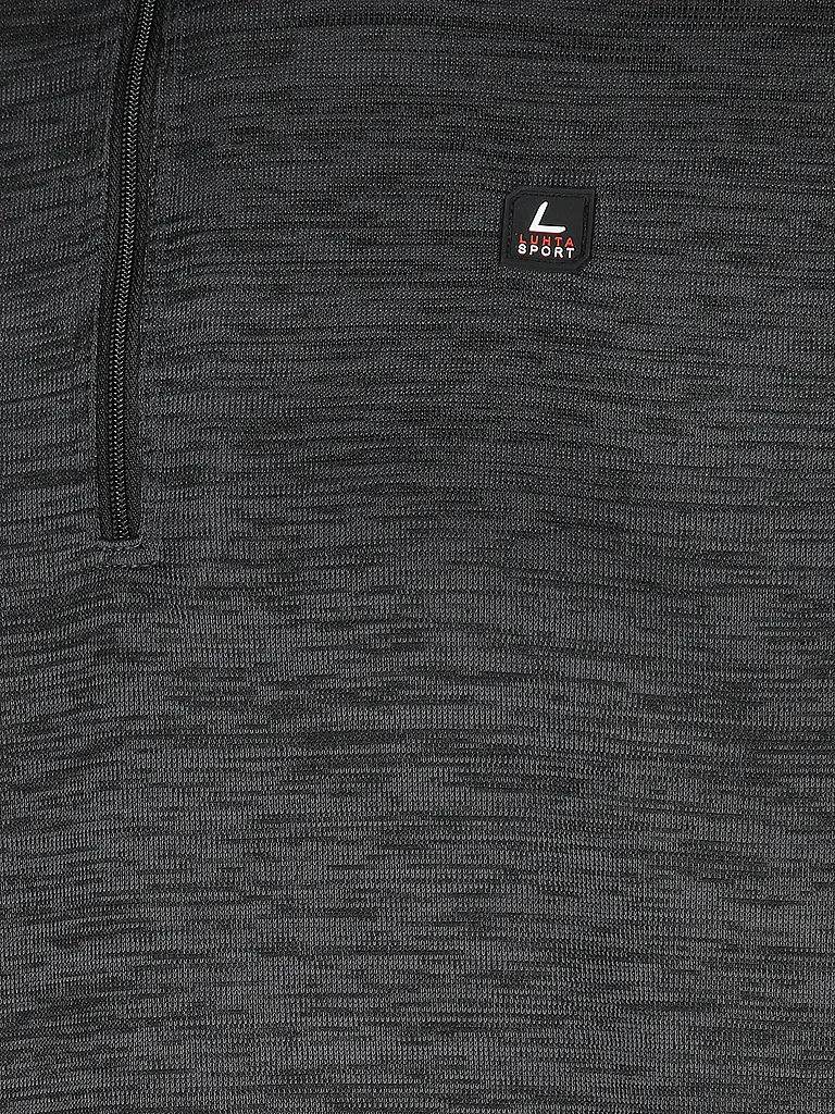 LUHTA | Zipshirt intimo da uomo Hammastunturi | Nero