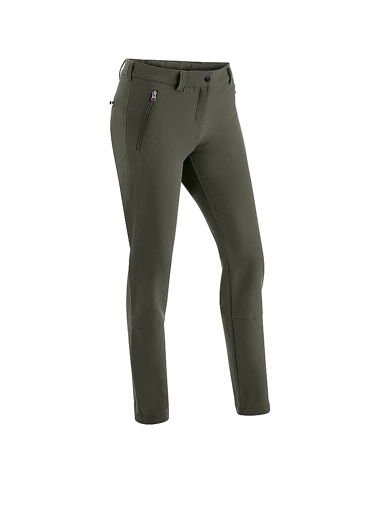 Pantaloni funzionali da donna Helga Slim verde scuro 34