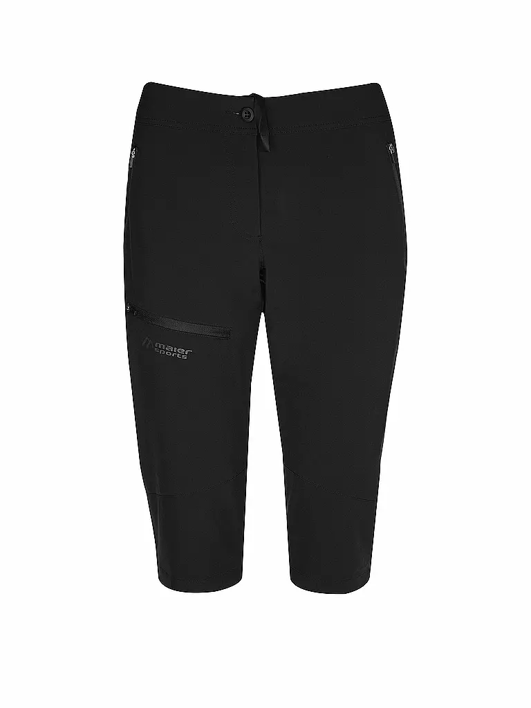 MAIER SPORTS | Damen Short Kluane 3/4 | Nero