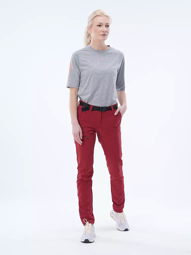 MAIER SPORTS | Damen Wanderhose Inara Slim | Rosso scuro