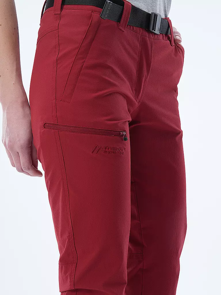 MAIER SPORTS | Damen Wanderhose Inara Slim | Rosso scuro