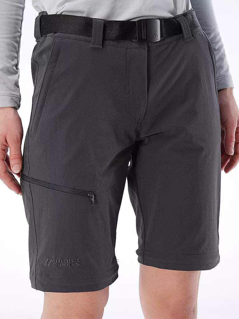 MAIER SPORTS | Damen ZippOff-Wanderhose Nata | Grigio