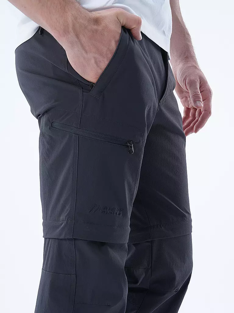 MAIER SPORTS | Herren Wanderhose Tajo2 ZipOff  | Grigio
