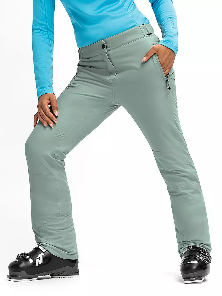 MAIER SPORTS | Pantaloni da sci da donna Vroni Slim 2.0 | Verde chiaro