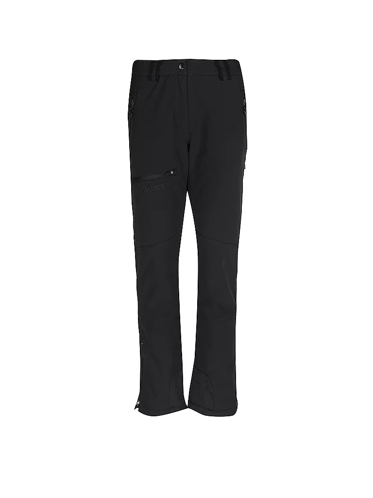 MAIER SPORTS | Pantaloni da trekking da donna Adakit con ghetta antineve | Nero