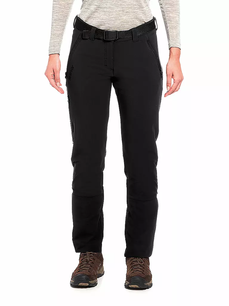 MAIER SPORTS | Pantaloni da trekking da donna Lana Slim | Nero