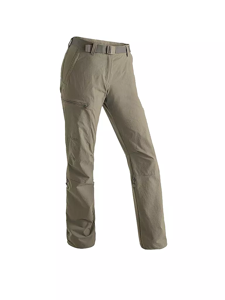 MAIER SPORTS | Pantaloni da trekking da donna Lulaka Roll Up | Beige