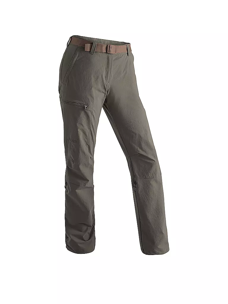 MAIER SPORTS | Pantaloni da trekking da donna Lulaka Roll Up | Marrone chiaro