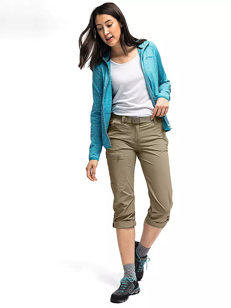 MAIER SPORTS | Pantaloni da trekking da donna Lulaka Roll Up | Beige