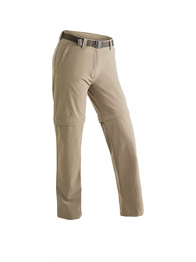MAIER SPORTS | Pantaloni da trekking da donna Nata2 ZipOff | Beige