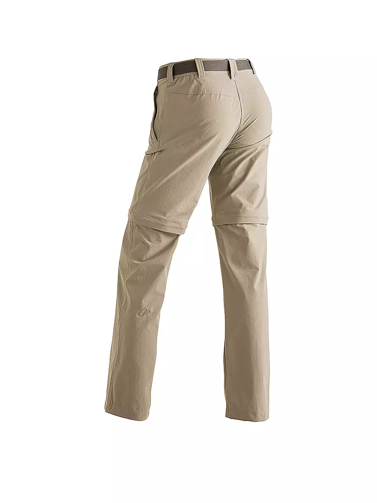 MAIER SPORTS | Pantaloni da trekking da donna Nata2 ZipOff | Beige