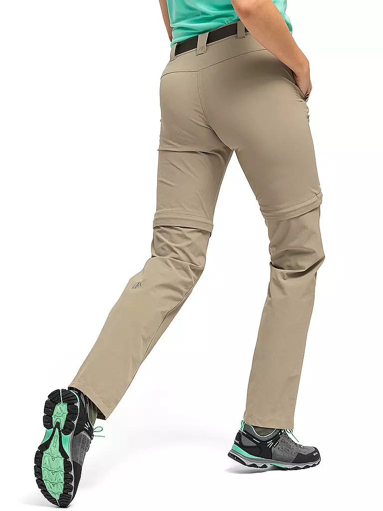 MAIER SPORTS | Pantaloni da trekking da donna Nata2 ZipOff | Beige