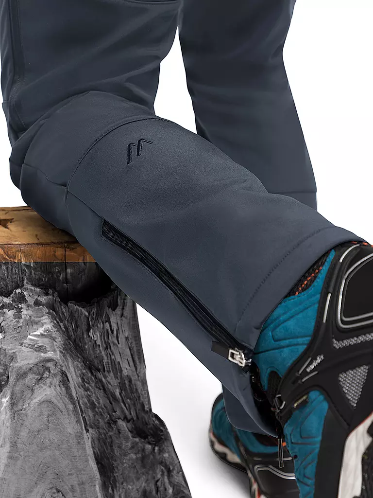 MAIER SPORTS | Pantaloni da trekking da uomo Adakit con ghetta antineve | Grigio