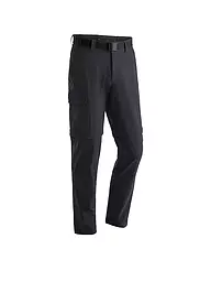 MAIER SPORTS | Pantaloni da trekking da uomo Torid Slim ZipOff | Nero