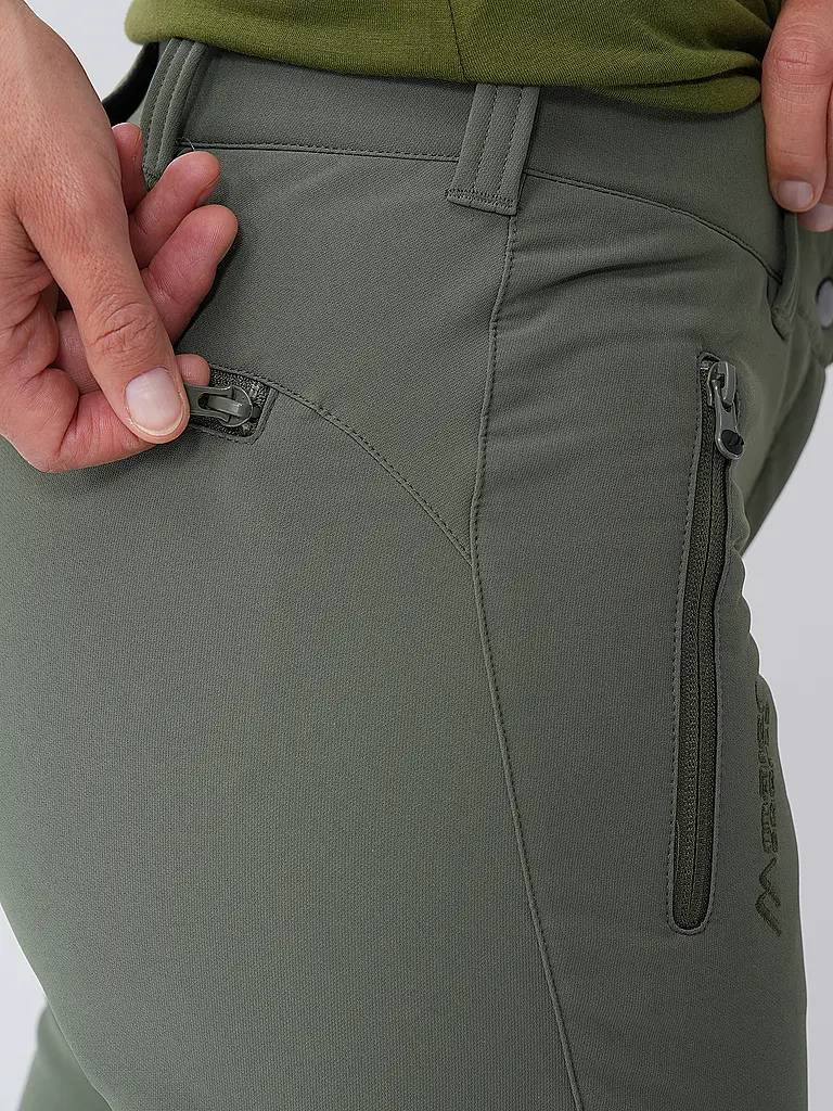 MAIER SPORTS | Pantaloni funzionali da donna Helga Slim | Verde scuro