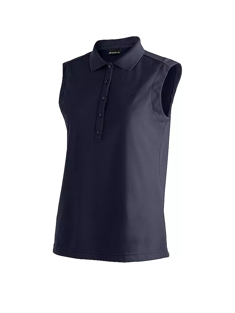 MAIER SPORTS | Polo funzionale da donna Ulrike | Blu scuro