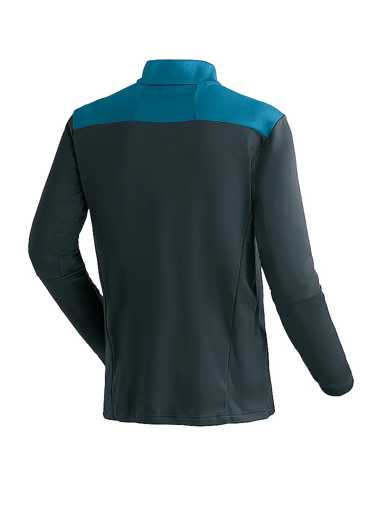 MAIER SPORTS | Zipshirt intimo da uomo Felian | Blu scuro