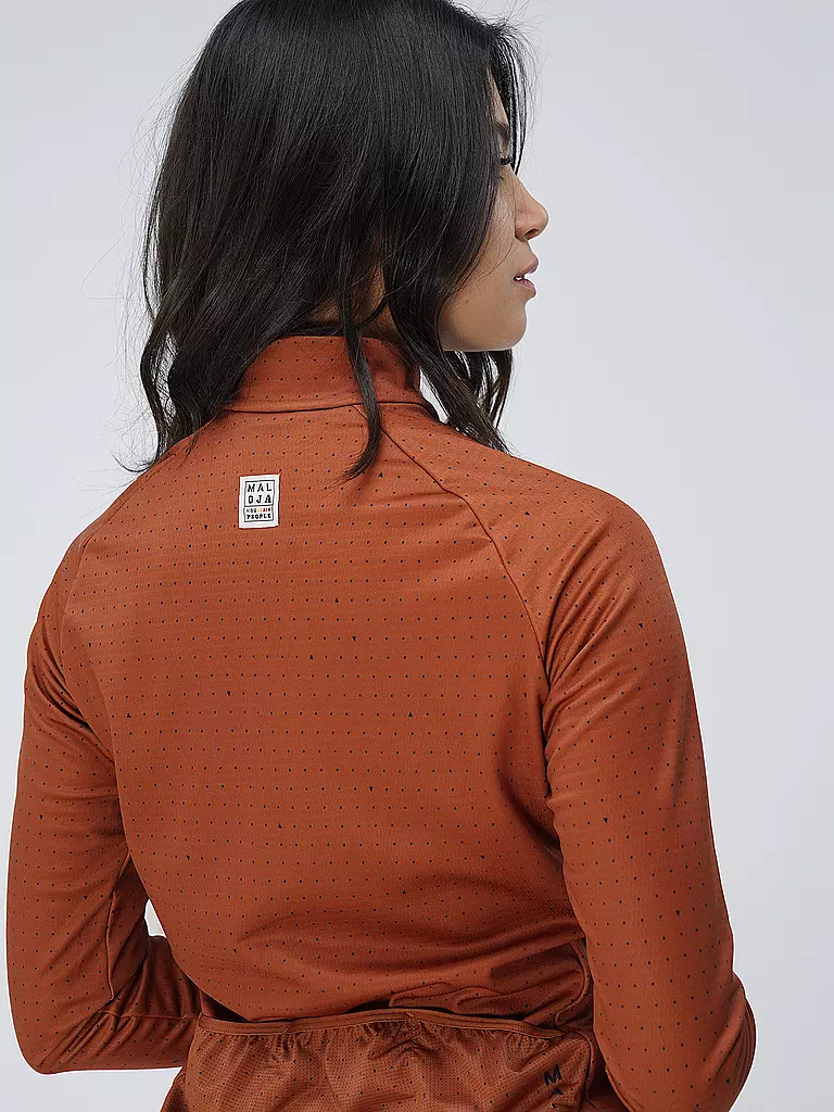 MALOJA | Damen Radtrikot SandlingM. LS | Cammello