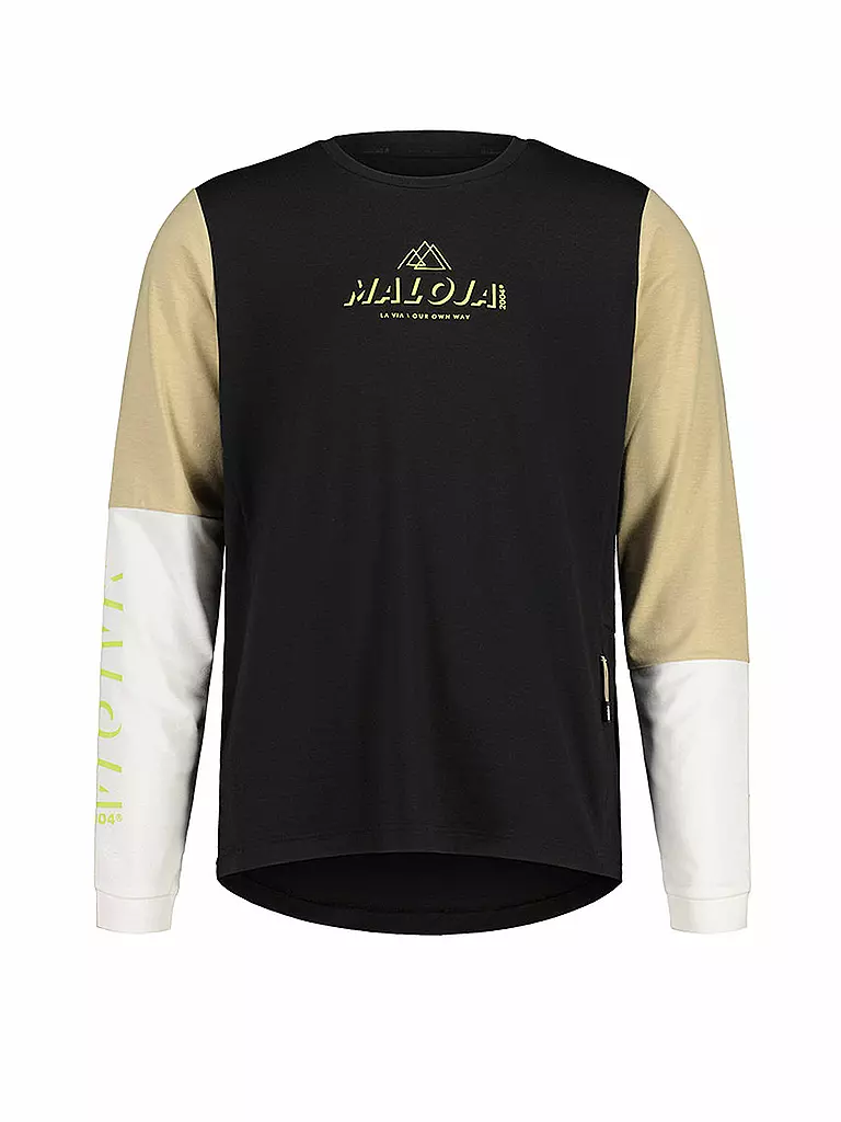 MALOJA | Maglia da ciclismo da uomo AnderterM. | Nero