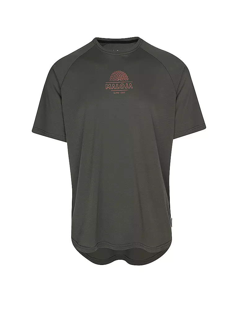 MALOJA | Maglietta da ciclismo da uomo GschladM. | Verde scuro