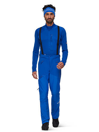 MAMMUT | Pantaloni da turismo softshell da uomo Eiger Nordwand Pro con bretelle