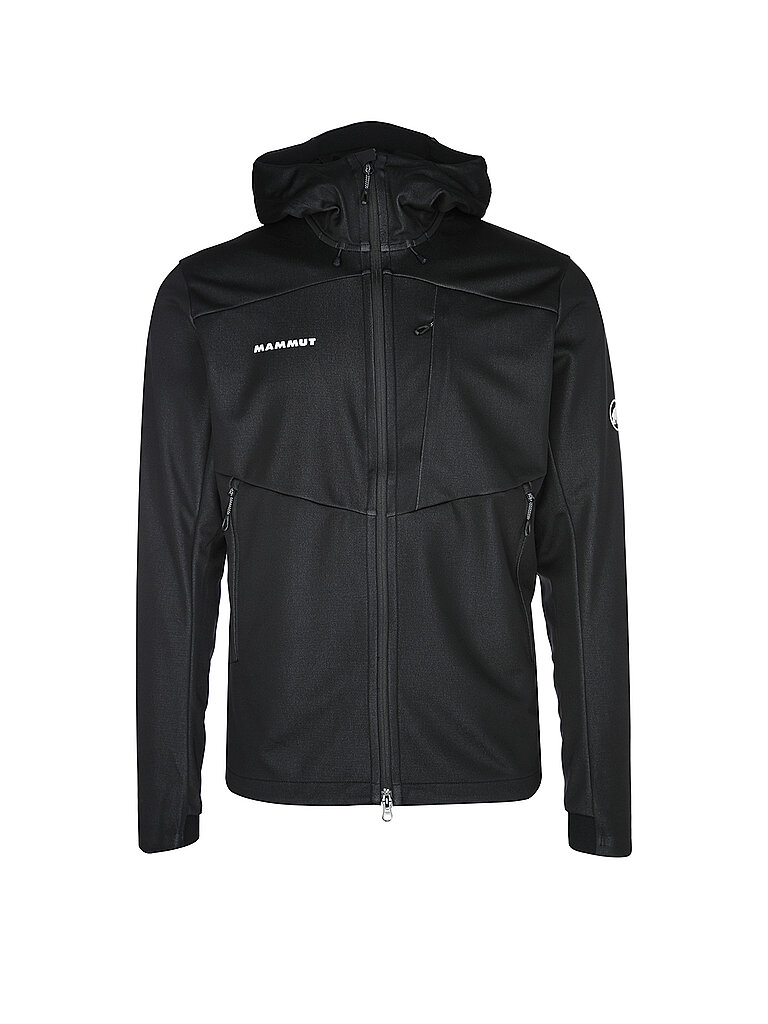 Giacca softshell da uomo Ultimate VII con cappuccio nero M