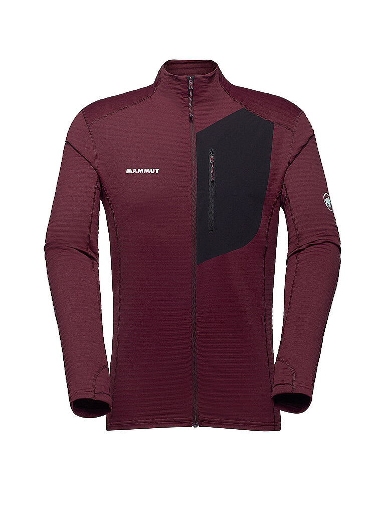 Giacca in pile da uomo Taiss Light ML rosso scuro XXL