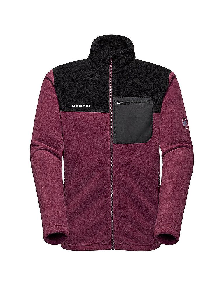 Giacca in pile da uomo Innominata Polartec rosso scuro XL