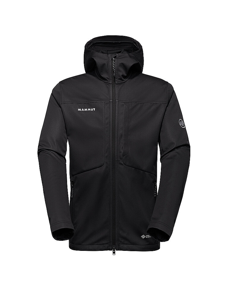 Giacca softshell da uomo Ultimate VIII con cappuccio nero L