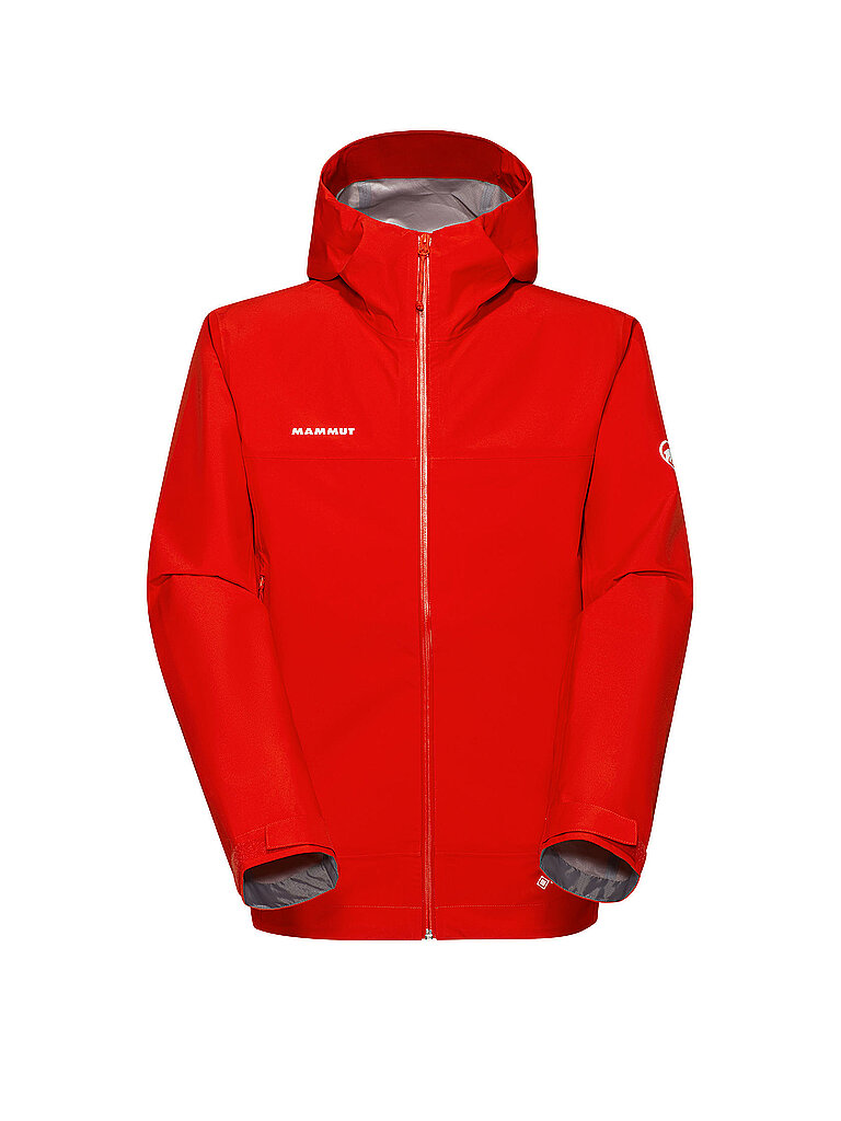 Giacca da trekking da uomo Crater Light 3L GTX con cappuccio rosso XXL