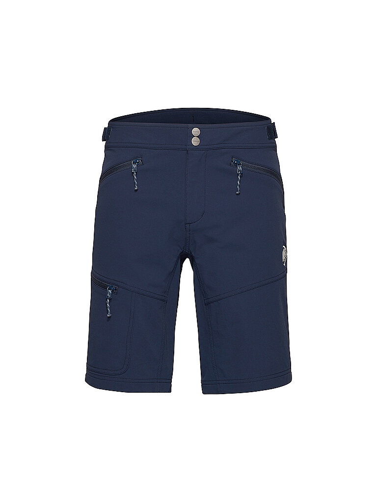 Shorts softshell da uomo Taiss 2/4 blu 52
