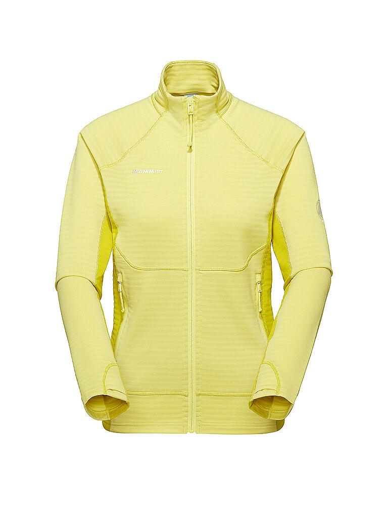 Giacca in pile da donna Taiss giallo XS