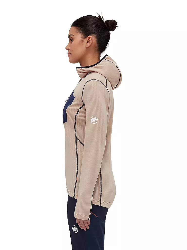 MAMMUT | Damen Fleecejacke Aenergy Light Polartec Hoodie | Blu scuro