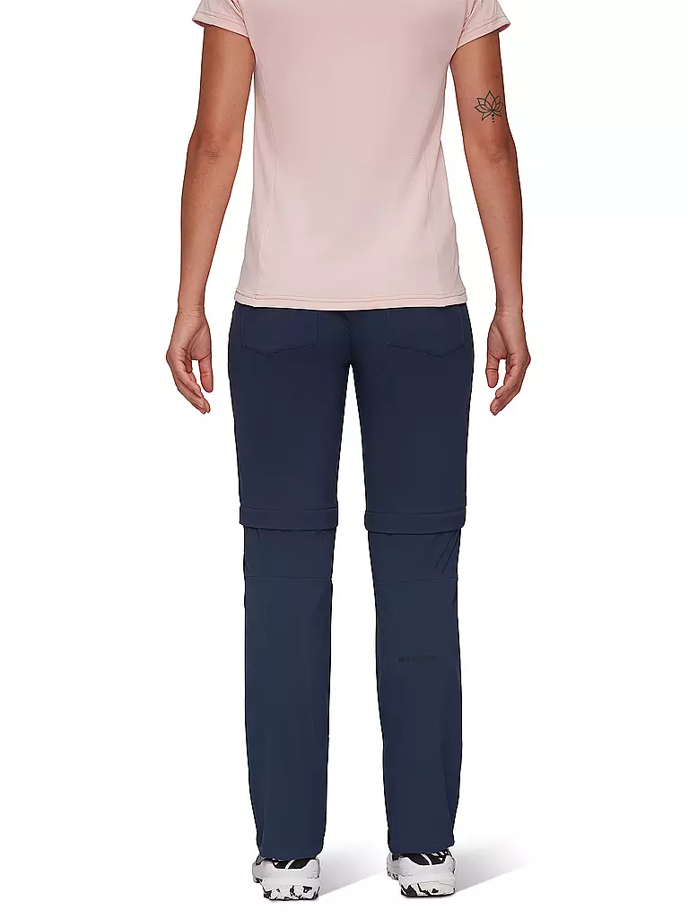 MAMMUT | Damen Wanderhose Runbold Zip Off | Blu scuro