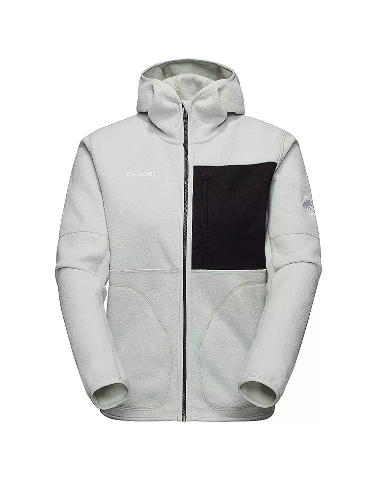 MAMMUT | Giacca in pile da donna Tamaro con cappuccio | Verde chiaro