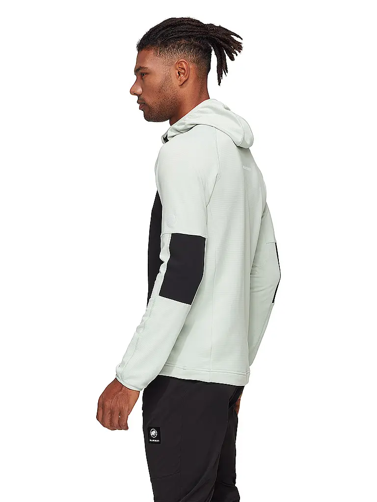 MAMMUT | Giacca in pile da uomo Massone con cappuccio |