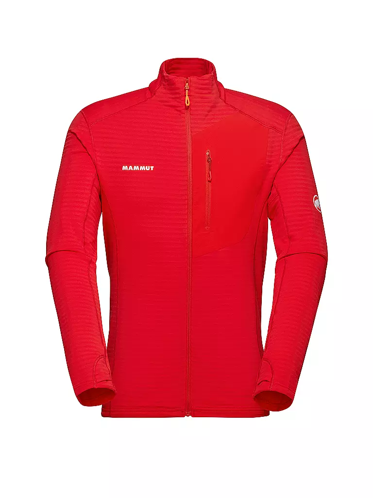 MAMMUT | Giacca in pile da uomo Taiss Light ML | Rosso